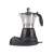Beper Lucilla electric espresso coffee maker, black, 3 cups