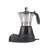Beper Lucilla electric espresso coffee maker, black, 3 cups
