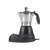 Beper Lucilla electric espresso coffee maker, black, 3 cups