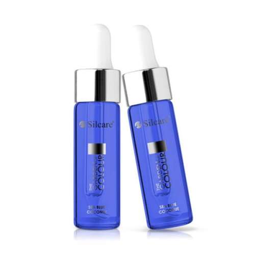 Silcare The Secret Colour Skin Blue Coconut Oil, 15ml, Körömágybőr olaj