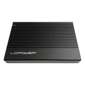 Carcasă externă pentru hard disk LC-Power LC-25U3-C, negru, vedere din față - LC-power
