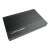 LC-Power LC-25U3-C external hard drive enclosure, black, side view