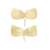 Self-adhesive push-up bra for low-cut or backless dresses, A-B cup size, beige, front and back view