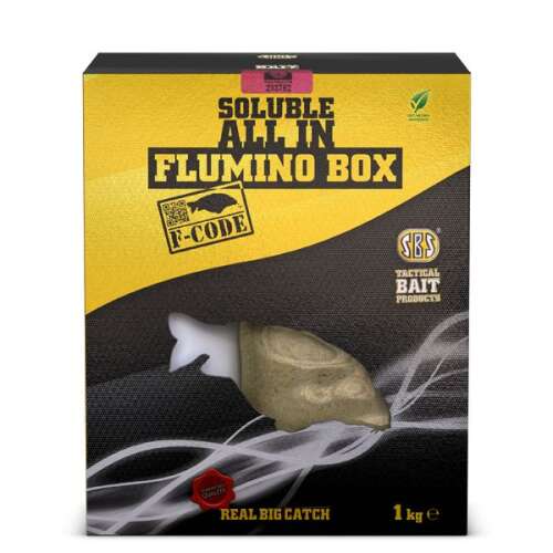 SBS Oldódó All In Flumino Box F-Code Liver 1,5 kg ponty etetőanyag - Etetőanyag adalék