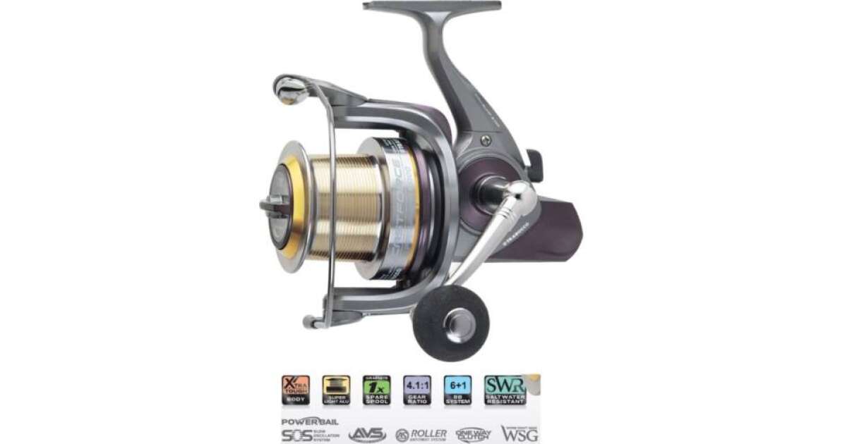 Trabucco mulinello pesca beach ledgering feeder Castforce XT 5500 con 3