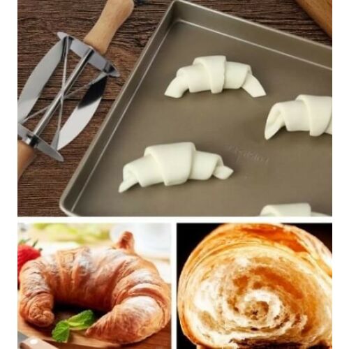 Croissant Tésztavágó - Rozsdamentes Acél - 19x5,5x8cm 133302081 