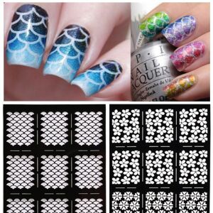 Köröm dekorációs sablon matrica 133317007 - Körömdísz