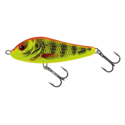 Salmo Rattlin Slider SD8 GRT 8cm horgászcsali, sárga fekete és piros díszítéssel
