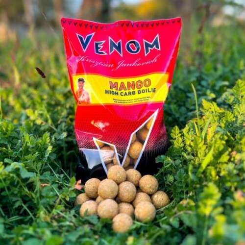 Venom Feedermánia mangó magas szénhidrát bojli 24 mm horgászcsali - Etető bojli
