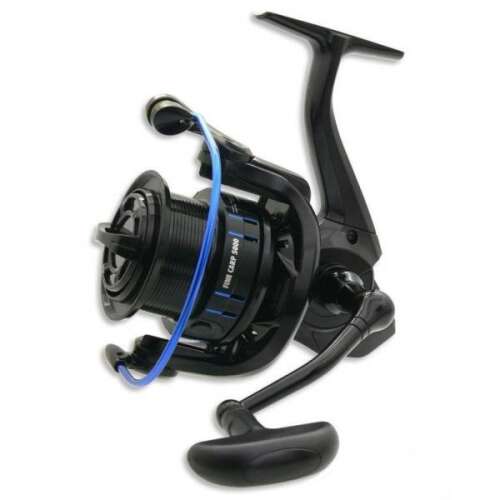 döme tf fine carp 5000 7+1cs feeder orsó, fekete kék betétekkel