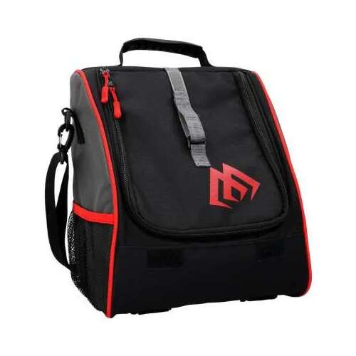 Mikado 26x23x32cm Halradar Tartó Táska, fekete és piros horgász táska vállpánttal
