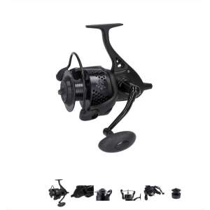 Mikado Black Crystal Cat 12000 horgászorsó, az orsó ferde képe - Cat