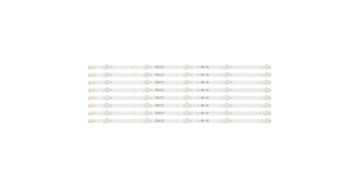 Háttérvilágítás PHILIPS 55coll LED TV-be, 5LED 3V, 8db/csomag LED-TV059