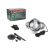 Unboxed disco ball Christmas LED projector with accessories and packaging.