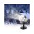 Disco ball Christmas LED projector in winter outdoor setting