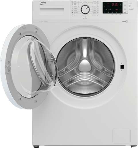 Beko wue-6512 xwst elöltöltős mosógép - fehér