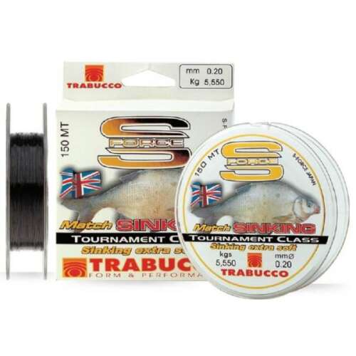 Trabucco S-Force Match Sinking Monofil Zsinór, 0,20mm, 5,55kg