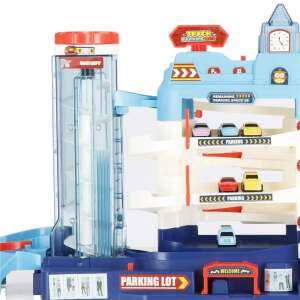 Full View of Springos Homkey 3-Level Parking Garage Toy - Motorway & Parking Garage