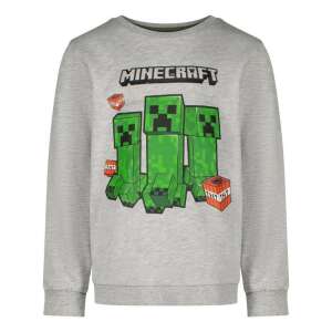 Minecraft szürke pulóver gyerekeknek Creeper mintával - Minecraft