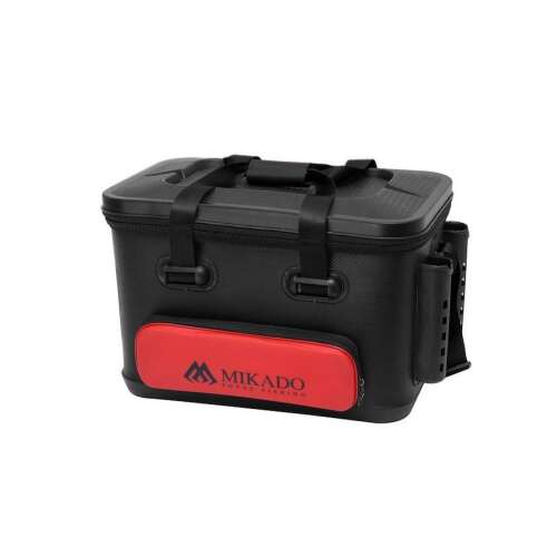 Mikado Predator Eva 45x36x28cm horgász táska, fekete és piros - Pergető táska