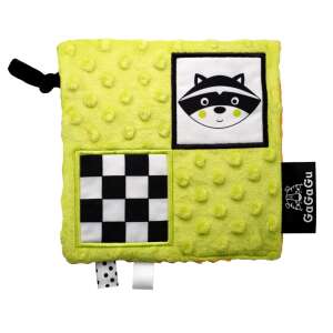GaGaGu Baby Sensory Book with Raccoon and Checkerboard Design - Babies & Toddler