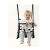 Baby playing with GaGaGu Panda and Monkey Stroller Toy on a swing