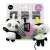GaGaGu Panda and Monkey Stroller and Crib Toy, Black and White