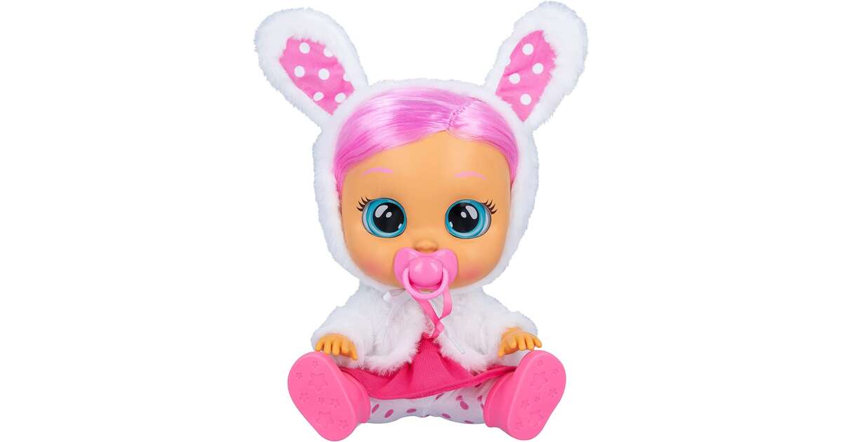 Cry Babies Doll - Dotty #white-pink