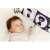 Baby playing with GaGaGu black and white developmental book with raccoon, sheep, cat and zebra
