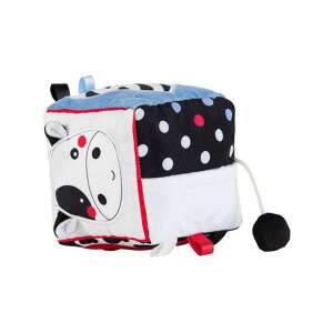 GaGaGu Sensory Plush Cube with cow design, tags and ball - Babies & Toddler