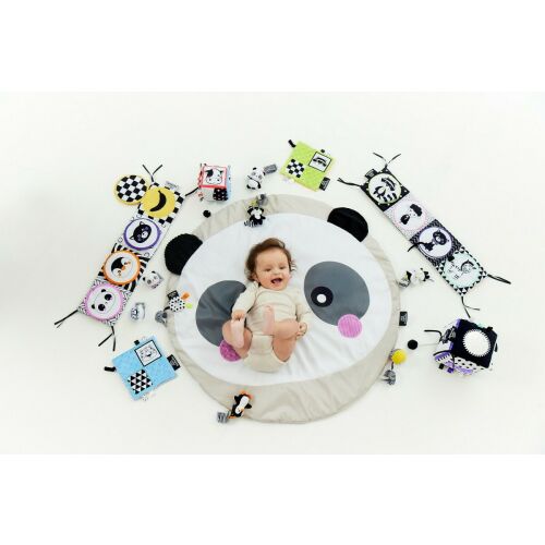GaGaGu Panda Játszószőnyeg babával és szenzoros játékokkal