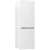 Pohľad pod uhlom na bielu chladničku s mrazničkou dole Beko RCSA-330K30 WN