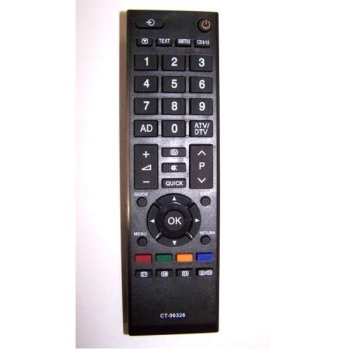 CT90326 távirányító TOSHIBA LCD TV-hez, utángyártott (PIL5859)