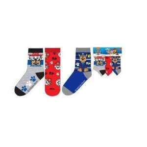 Детски чорапи Paw Patrol, 3 чифта, червени, сини, сиви, размер 27/30 - Mancs Őrjárat
