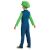 Hátulnézet a Rubies Luigi Super Mario jelmezről gyerekeknek