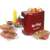 Beper Hot Dog Maker BT.150Y, aparat de făcut hot dog roșu cu hot dog și chifle, perfect pentru a face hot dog delicioase acasă