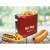 Beper Hot Dog Maker BT.150Y, aparat de făcut hot dog roșu cu hot dog și chifle, perfect pentru a face hot dog delicioase acasă