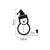 Emos Snowman LED Christmas Decoration with 40 Lights, DCFC19, dimensions