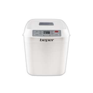 Beper BC.130 bread maker, white, front view - Bread Maker