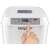 Beper BC.130 bread maker, white, control panel, close-up