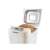 Beper BC.130 bread maker, white, with bread inside, top view