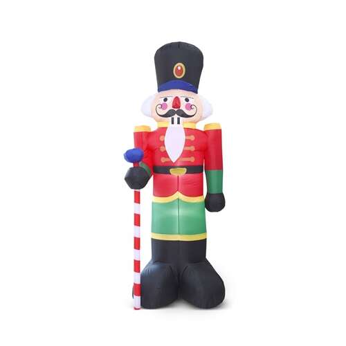 Inflatable Christmas Nutcracker, 240cm, 58060L, LED lights, outdoor decoration