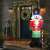 Inflatable Christmas Nutcracker decoration on a porch, 240cm, 58060L, LED lights