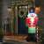 Inflatable Christmas Nutcracker decoration on a porch, 240cm, 58060L, LED lights