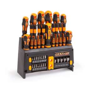 Handy 39-teiliges Schraubendrehersatz mit Ständer, beinhaltet verschiedene Schraubendreherbits, Stecknüsse und einen Magnetisierer - Schraubenzieher