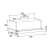 Cata TFB-5160 WH Range Hood Dimensions