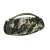JBL Boombox 3 portable Bluetooth speaker in camouflage pattern, side view
