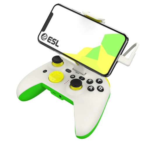 RiotPWR ESL Pro iOS Mobile Gaming Controller, Weiß und Grün