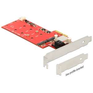 Delock pci-e x4 erweiterungskarte hybrid 2x intern m.2 + 2x sata 6gb/s port raid 89379 47627351 PCI Karten