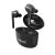 Maxell Sync Up Black True Wireless Earbuds and Charging Case Side View